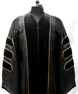 Black PHD Gown