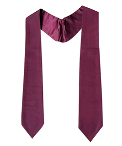 Burgundy stoles