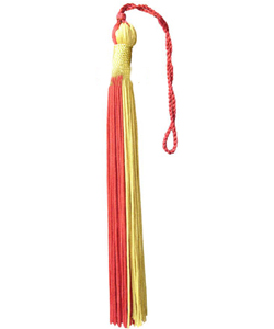 Red/Light Gold tassels