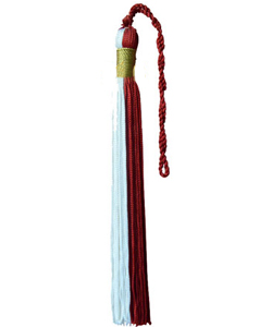 Red/White tassels