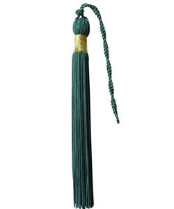 Hunter Green tassels