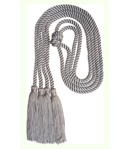 Silver/Silver honor cord