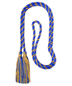 Light Gold/Royal Blue honor cord