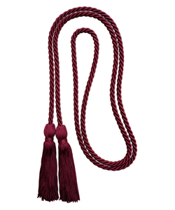 Burgundy honor cord