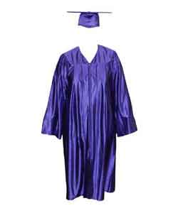 Purple High School Gown